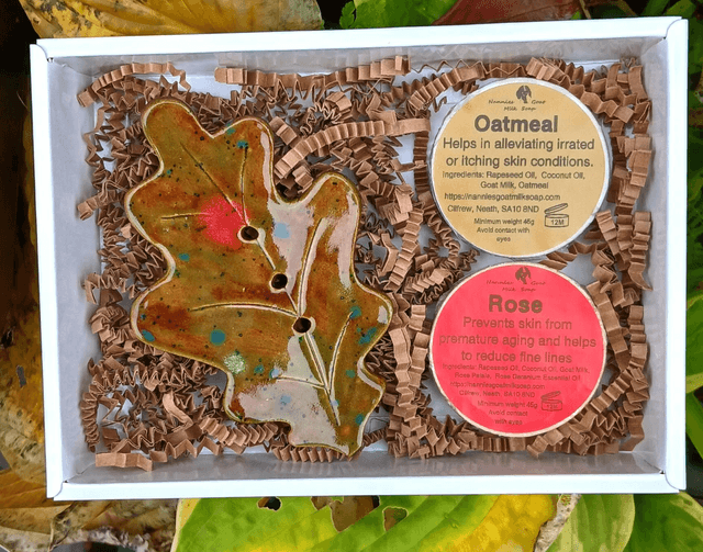 Autumn Soap Dish Gift Set
