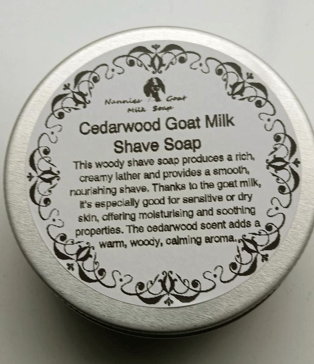 Cedarwood Shave Soap Tin