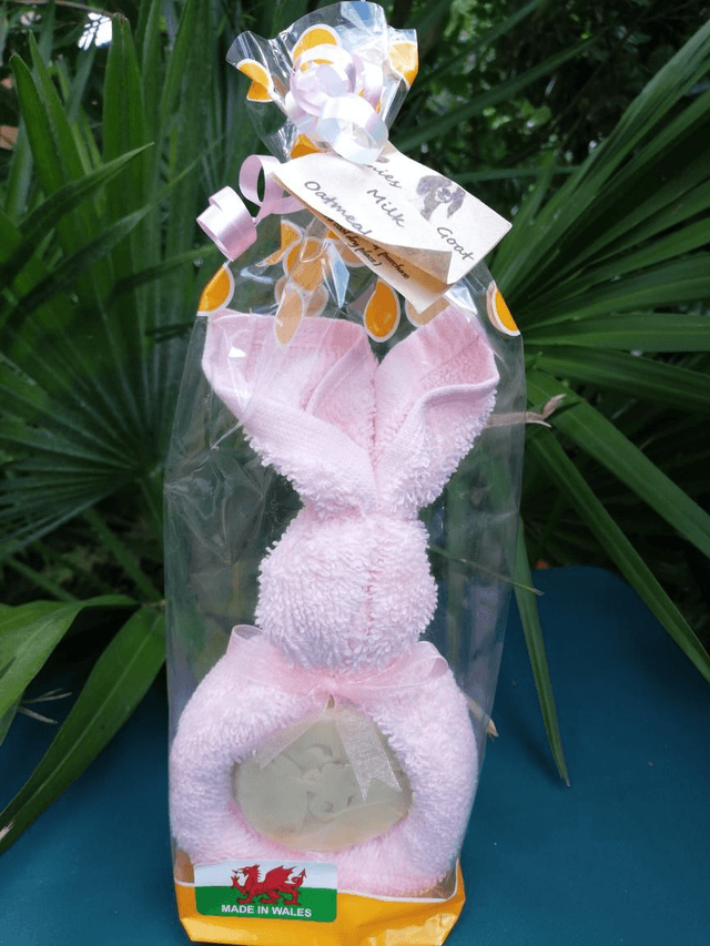Flannel Bunny and Soap