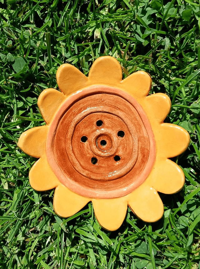  Ceramic Flower Soap Dish Gift Set