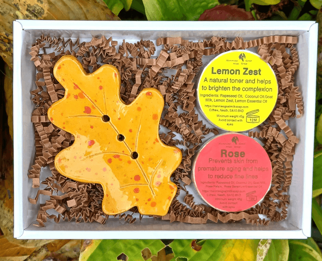 Autumn Soap Dish Gift Set