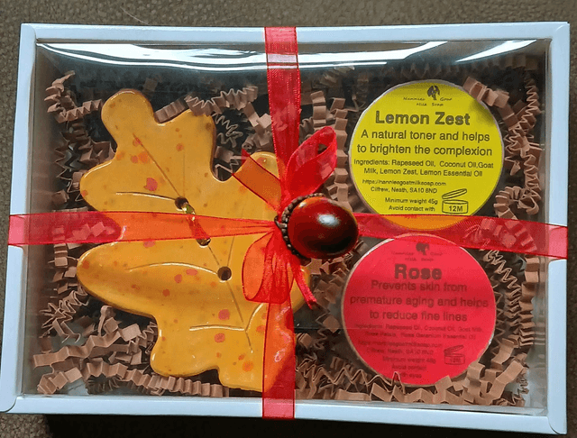 Autumn Soap Dish Gift Set